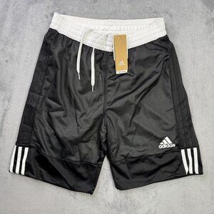 Adidas Basketball Shorts Mens M Black White 3G Speed Reversible Athletic DX6386